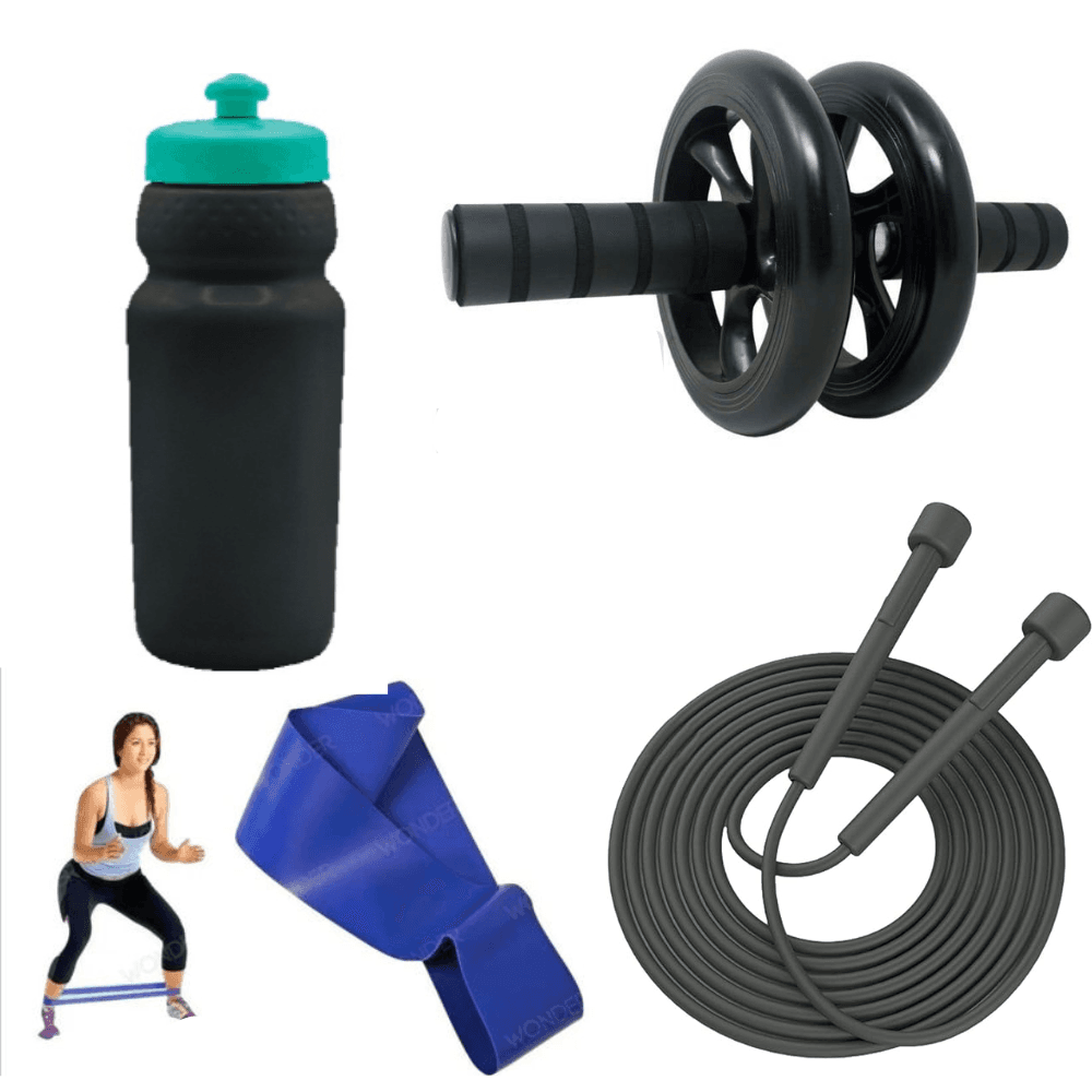 kit deportivo termo+lazo++rodillo+banda
