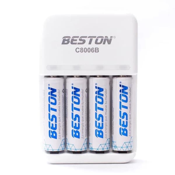 Kit de pilas recargables AA y AAA Beston