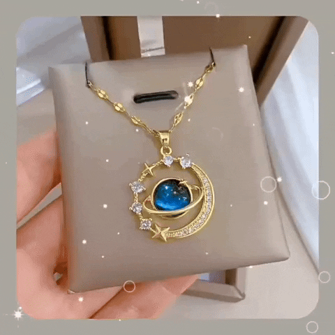 COLLAR SATURNO + Caja