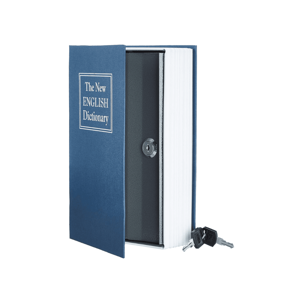 Caja Fuerte Libro Con Cerradura De Llave
