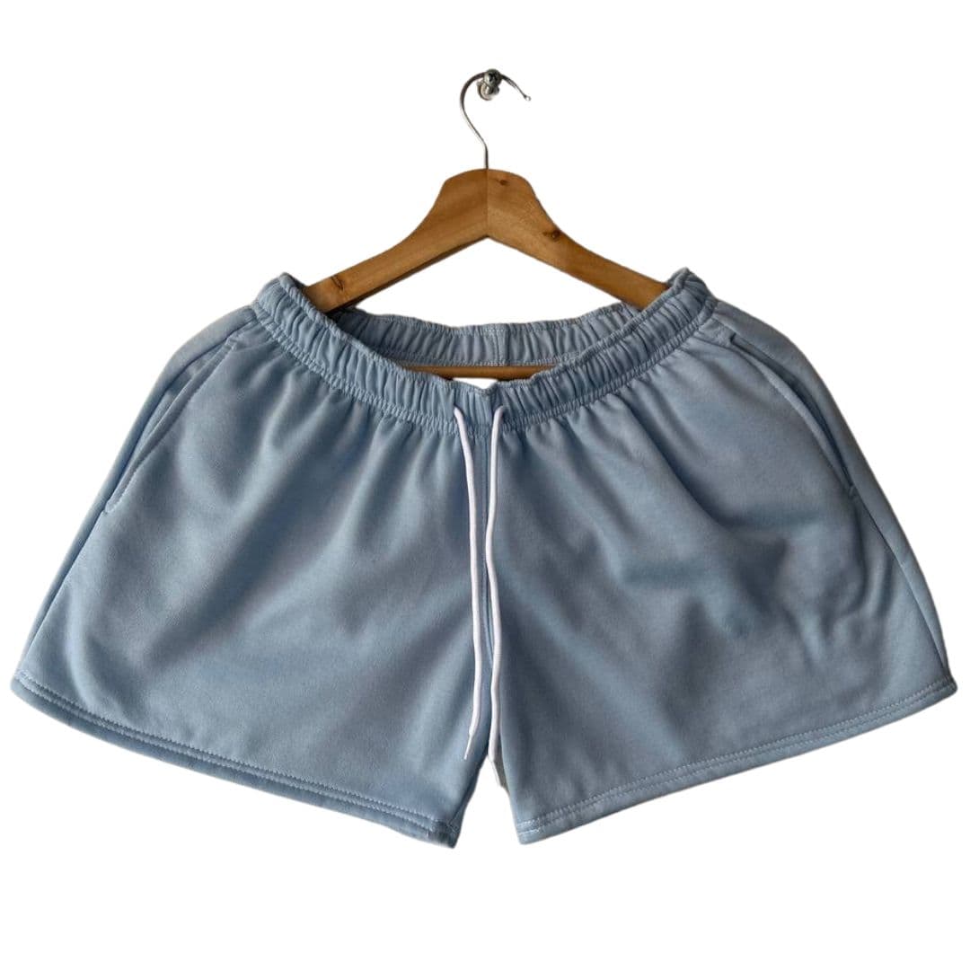 SHORT DAMA  AZUL BEBE XL