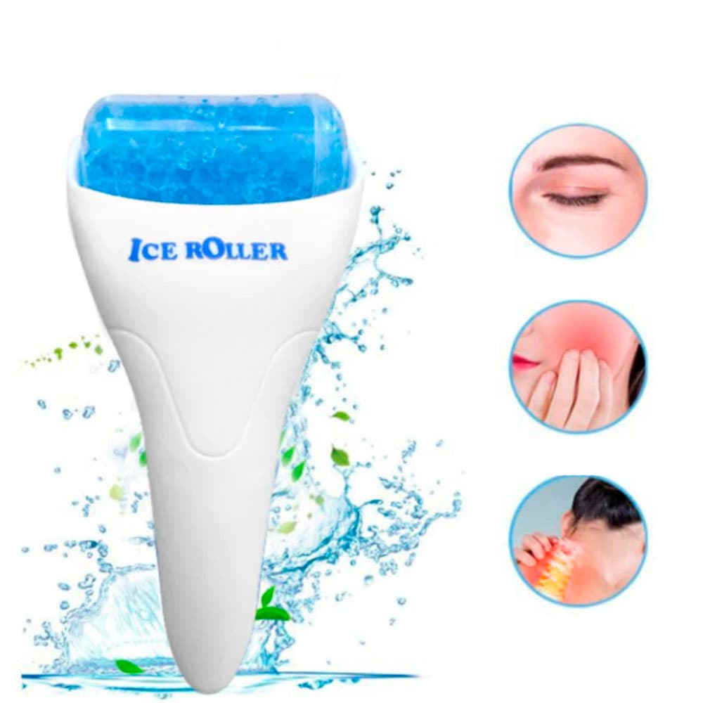 Masajeador Facial Rodillo Frio Hielo