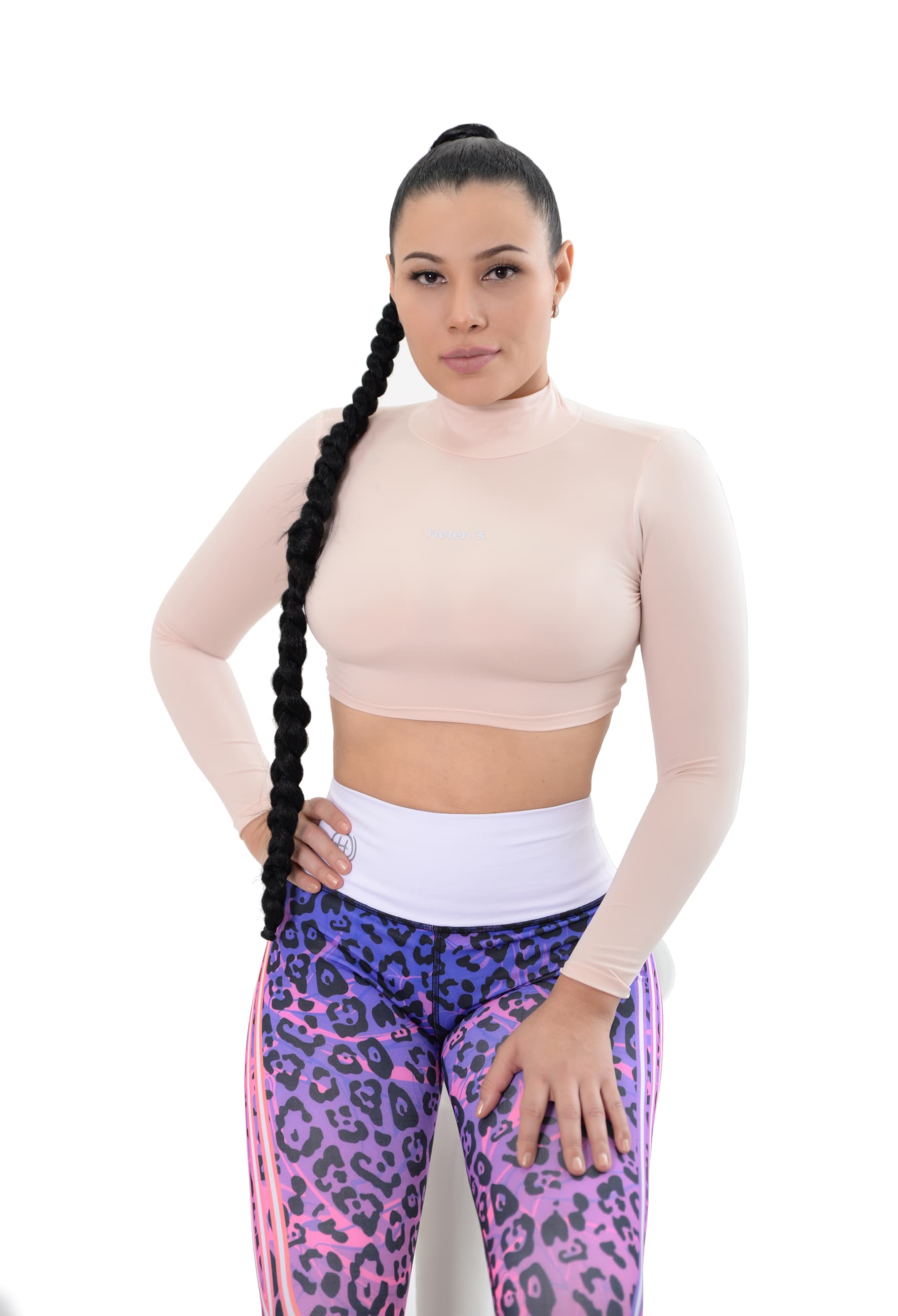 CROP TOP MANGAS LARGAS