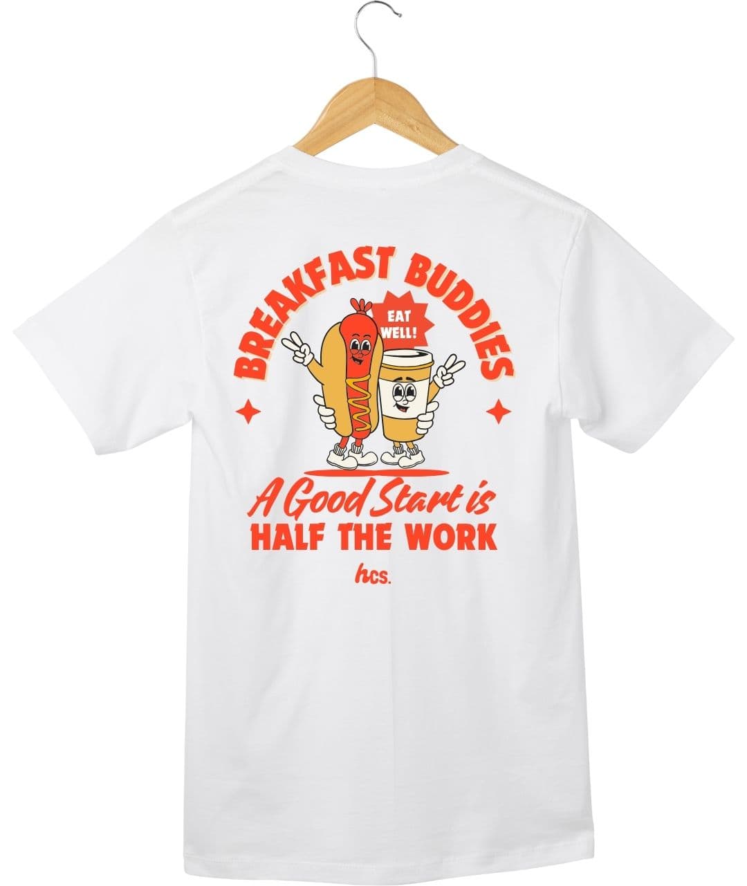 Camiseta BREAKFAST BUDDIES WHITE