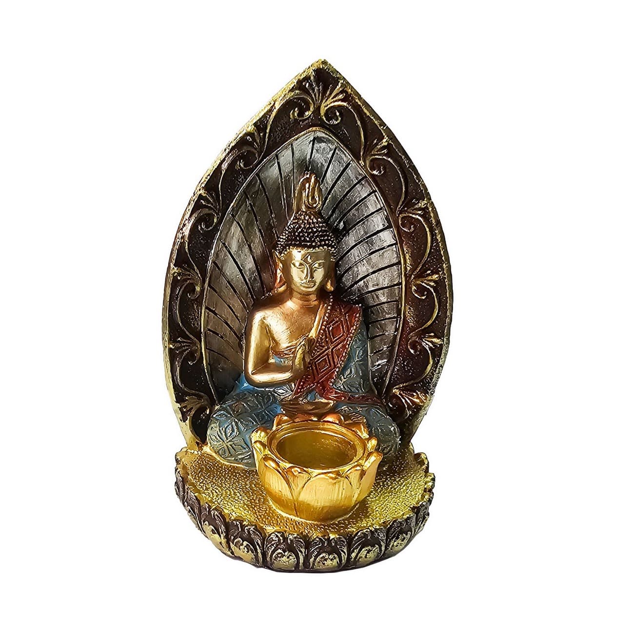 Buda Dorado Decoración Prosperidad Feng
