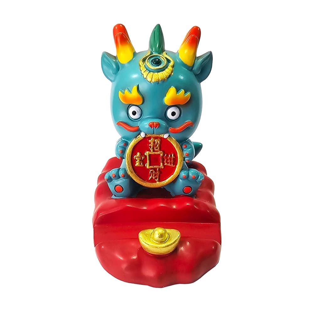 Dragon Chino Azul Feng Shui Sabiduria Fi
