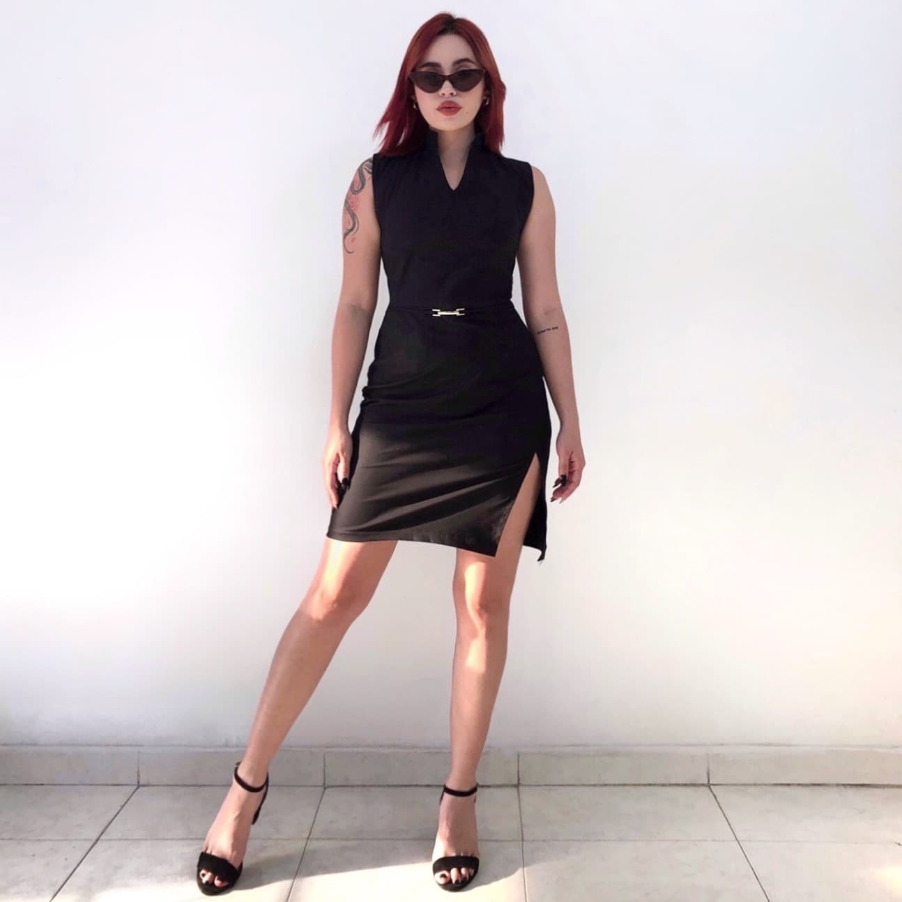 VESTIDO PITILLO NEGRO