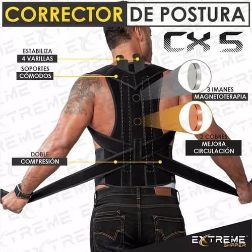 CORRECTOR DE POSTURA PREMIUM UNISEX CX-5