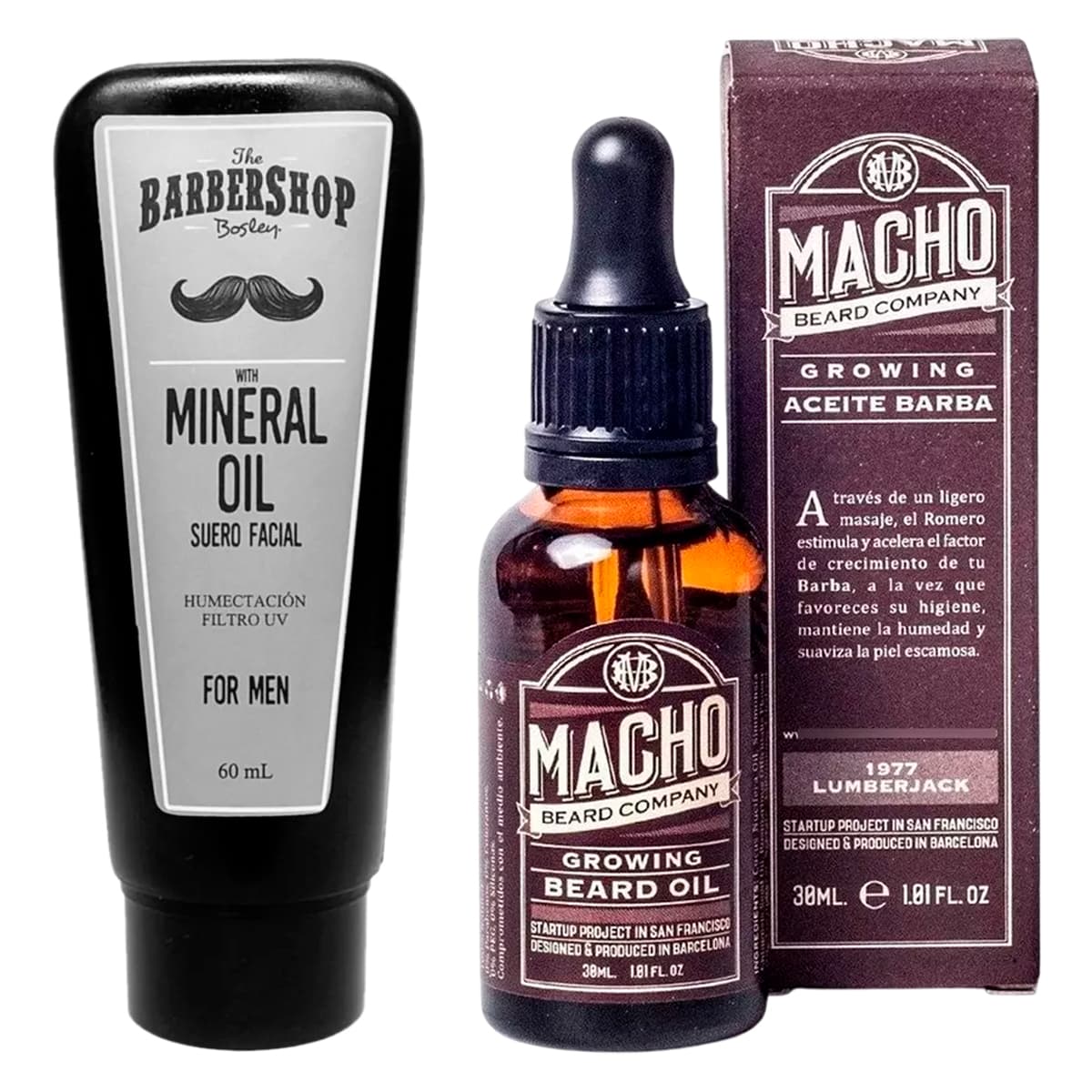 Kit X2 Tónico Aceite Macho Beard
