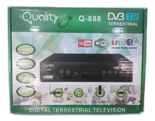 Decodificador tdt receptor tv digital