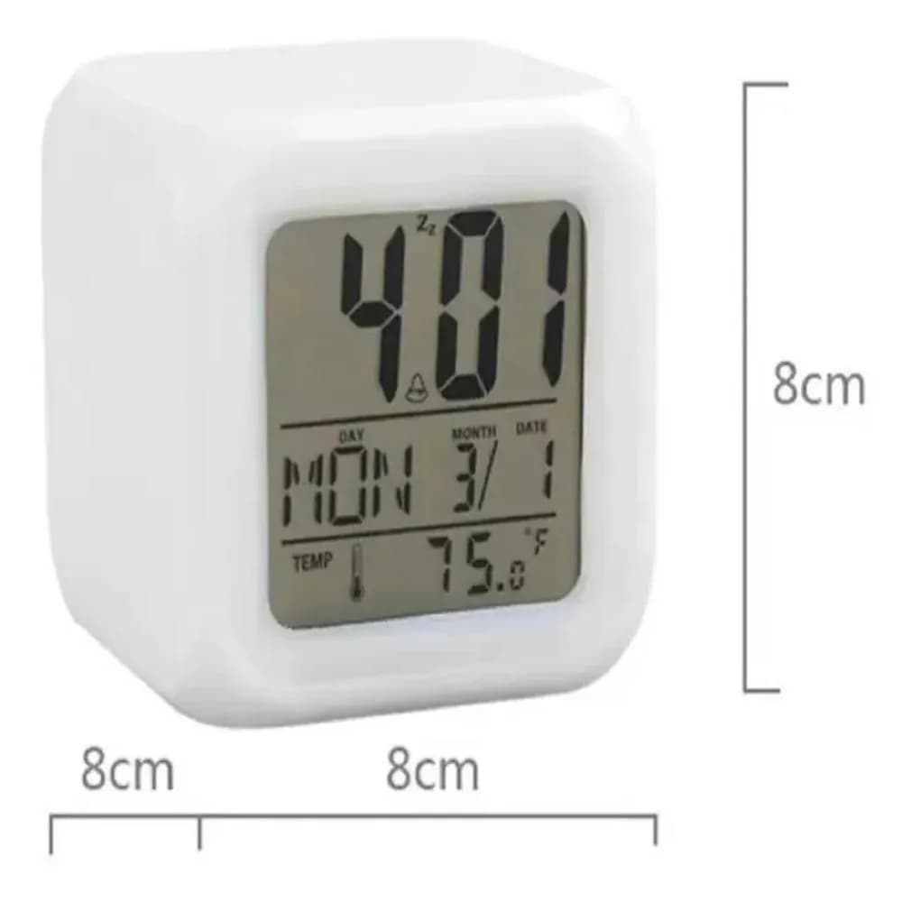 RELOJ CUBO DESPERTADOR
