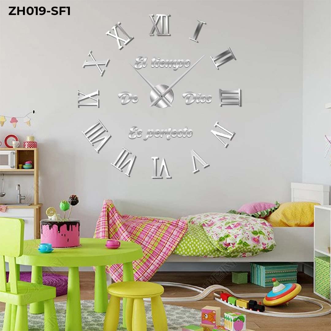RP-ZH019-F1 RELOJ ADHESIVO+FRASE TIEMPO