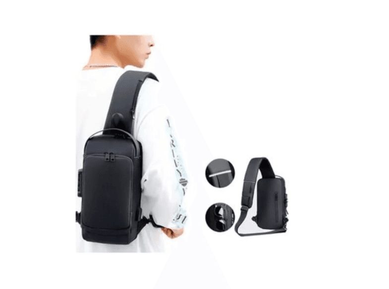 Bolso Antirrobo Seguridad Maleta Usb