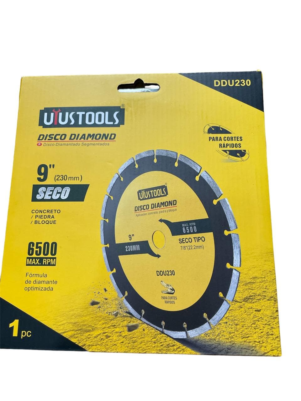 Disco 9" diamantado seco uyustools
