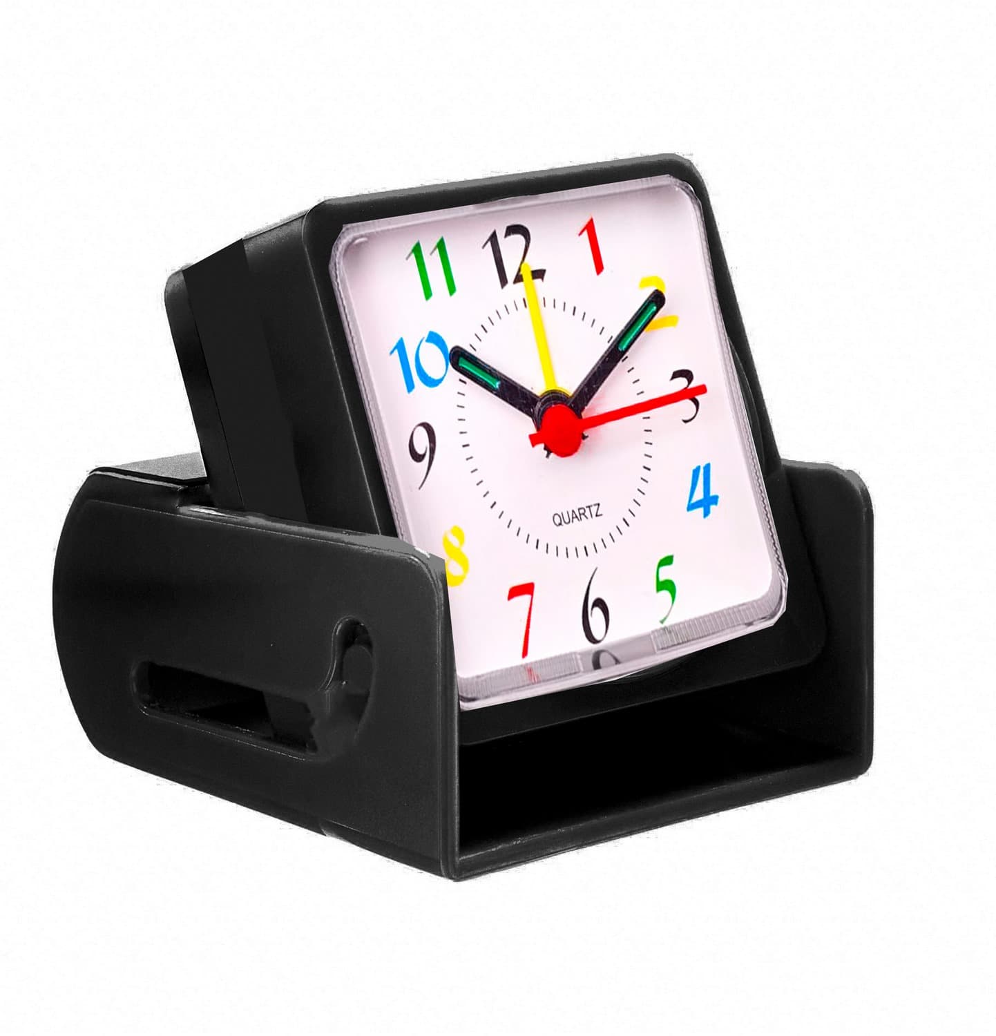 Reloj De Mesa Despertador Portatil Cuadr