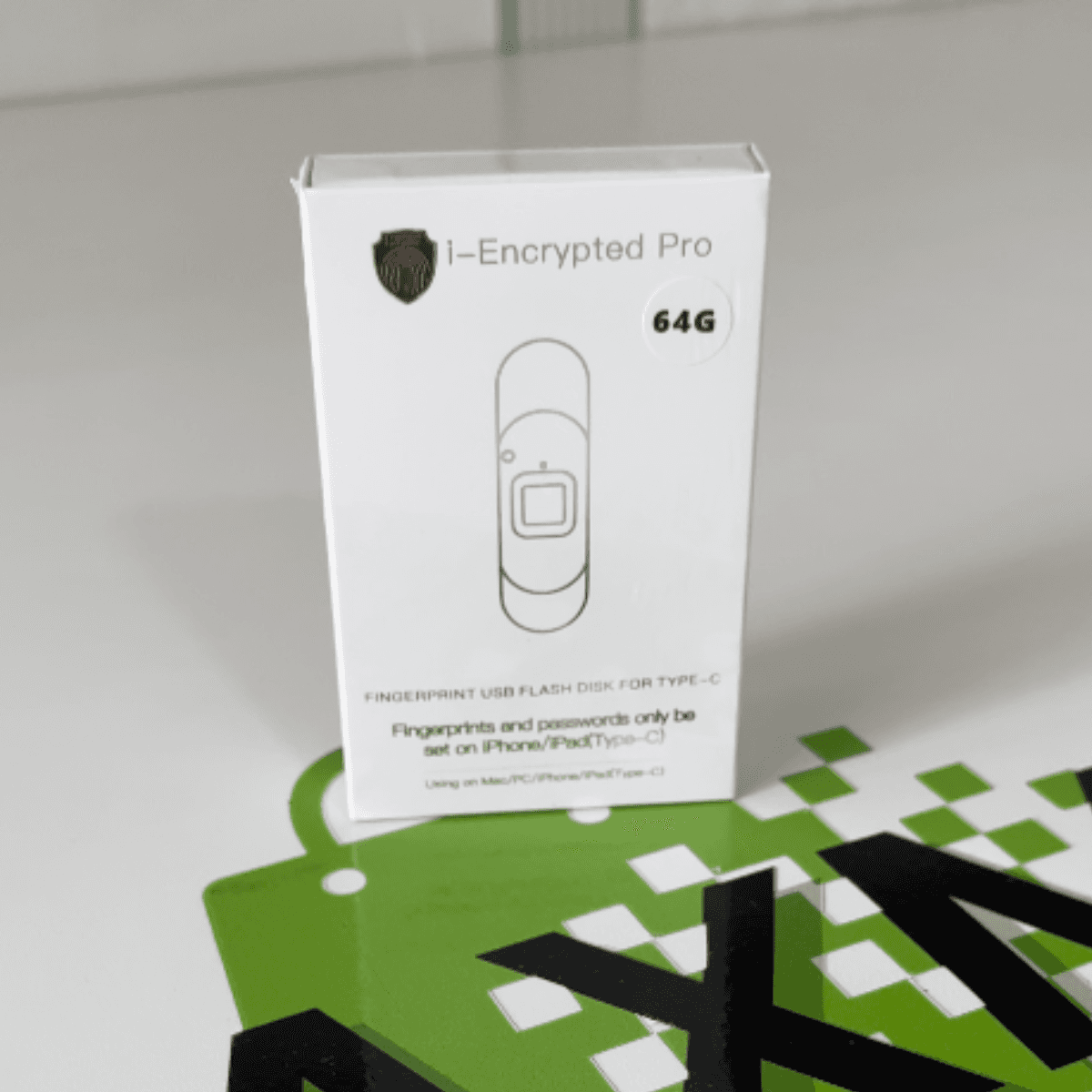 MEMORIA USB CIFRADA CON HUELLA DE 64G