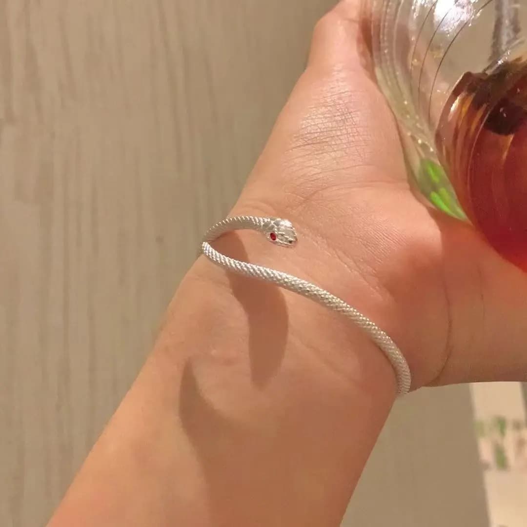 Pulsera Manilla Ojos De Serpiente Místic