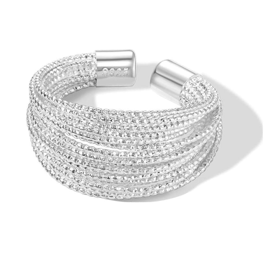 Anillo Diseño Irregular Ajustable Moda