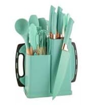 SET DE COCINA DE 19 UTENSILIOS +TABLA