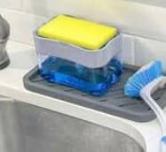 Dispensador de jabon con esponja