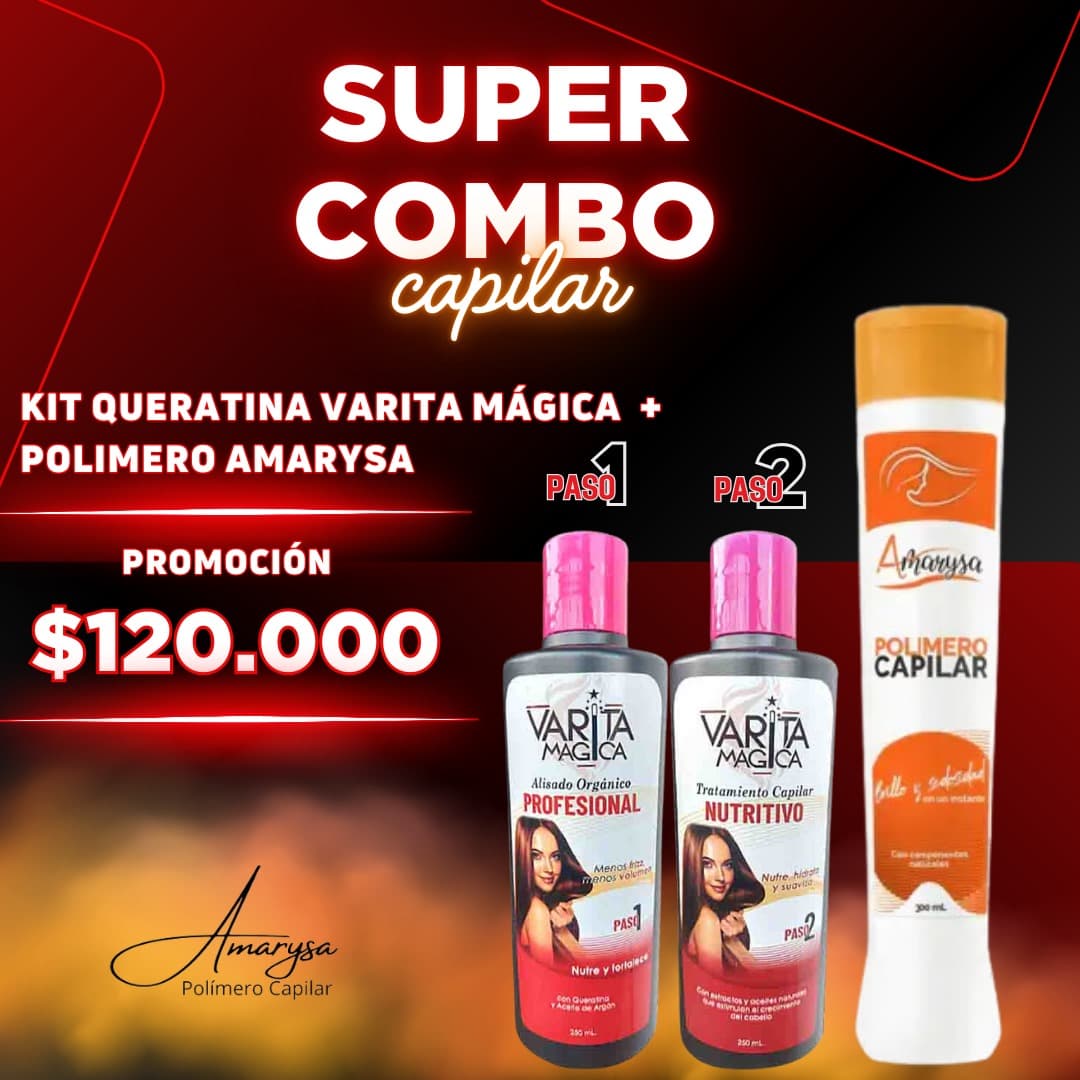 kit keratina polimero amariza